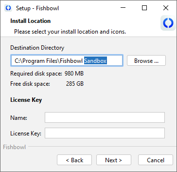 Install Fishbowl